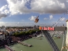 Gary Hunt of Great Britain dives from the 27.5 metre platform at the fourth stop of the Red Bull Cliff Diving World Series at La Rochelle, France on June 18th 2011.