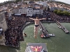 Alain Kohl of Luxembourg dives from the 27.5 metre platform at the fourth stop of the Red Bull Cliff Diving World Series at La Rochelle, France on June 18th 2011.